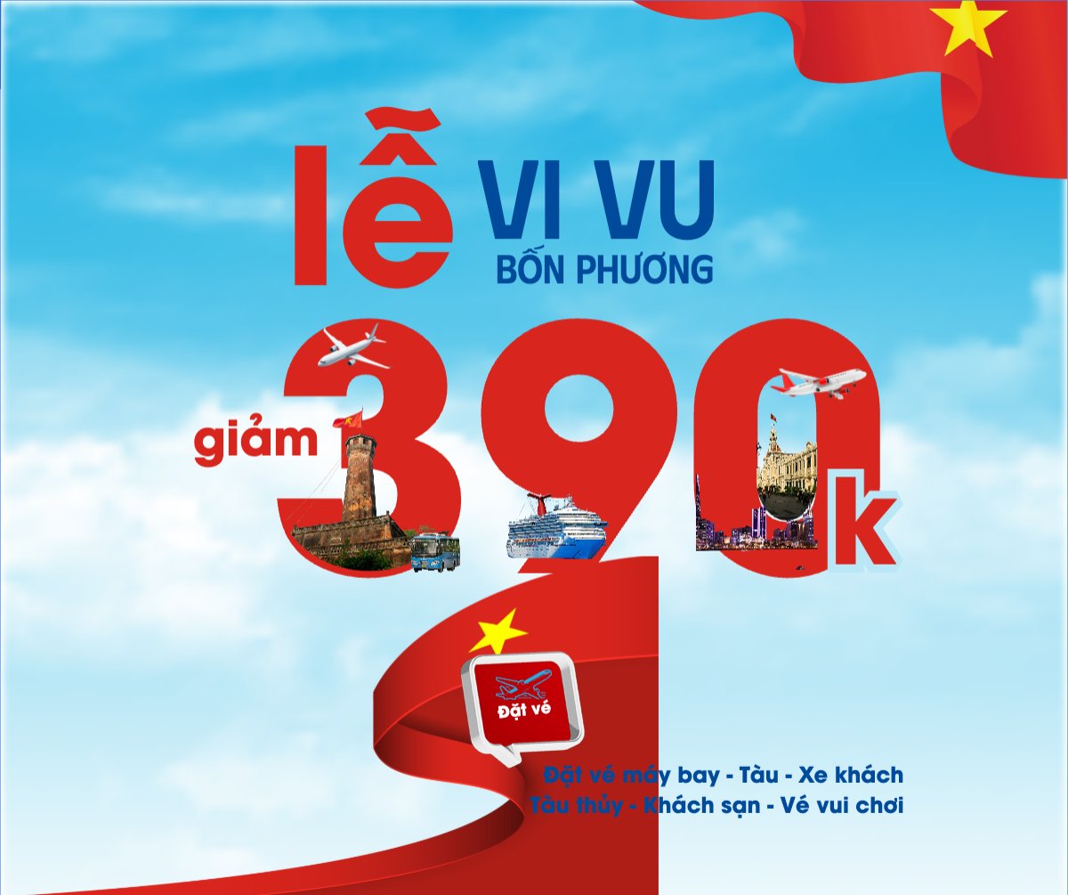 Mẫu Bài post MXH ngang 2/9, Quốc Khánh, lễ hội, Việt Nam, du lịch, travel, tourism, trải nghiệm, khám phá, hiện đại, modern — LayerPic