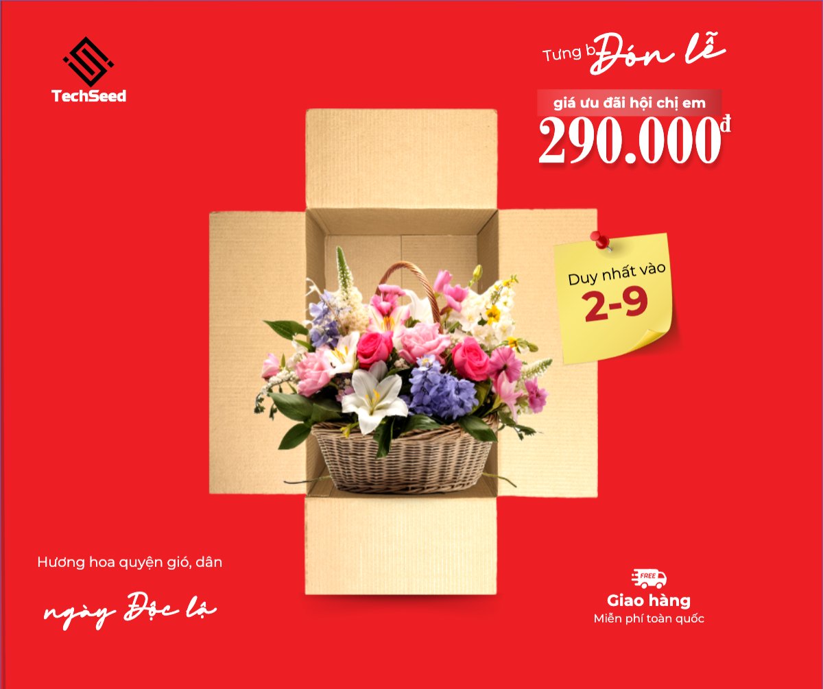 Mẫu Bài post MXH ngang 2/9, Quốc Khánh, lễ hội, Việt Nam, sự kiện, event, nông sản, giao hàng, hiện đại, sang trọng, modern — LayerPic