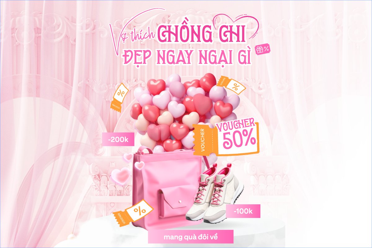 Mẫu Bài post MXH ngang Vợ thích chồng chi đẹp ngay ngại gì — LayerPic