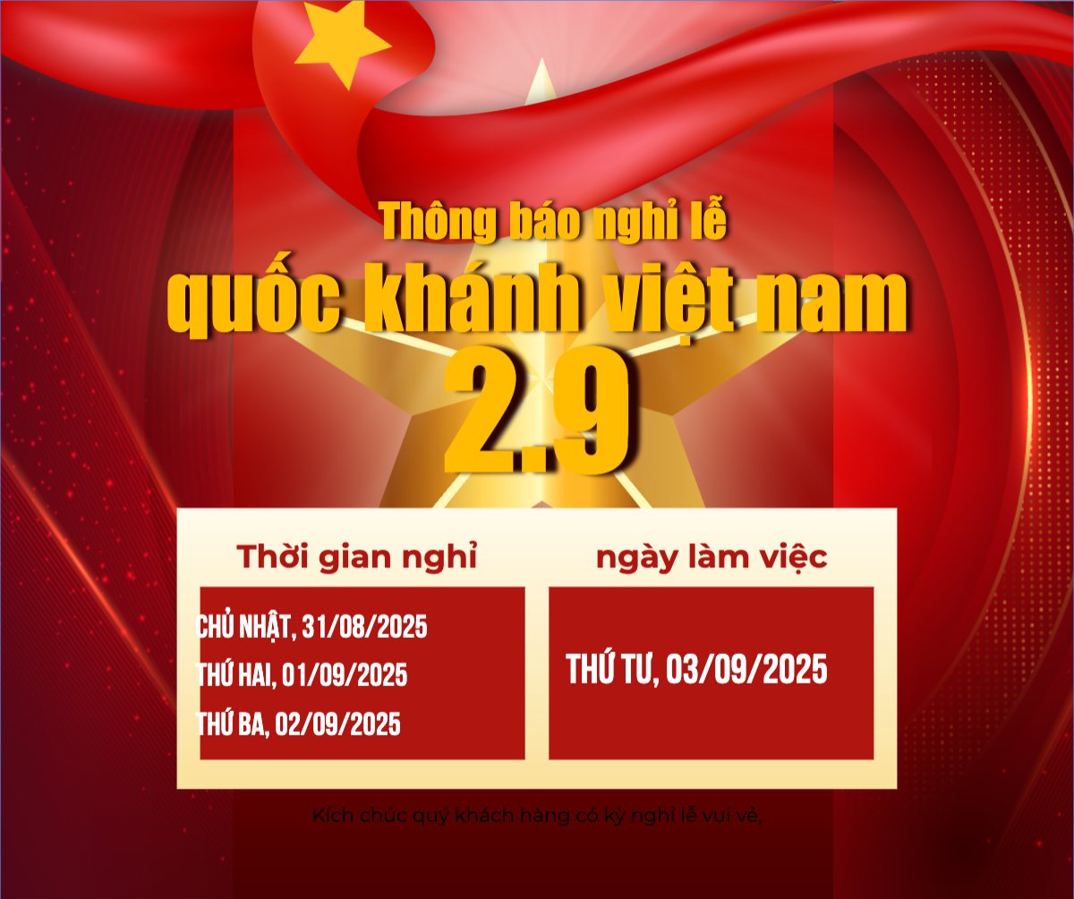 Mẫu Bài post MXH ngang 2/9, Quốc Khánh, lễ hội, Việt Nam, sự kiện, event, hiện đại, sang trọng, modern — LayerPic