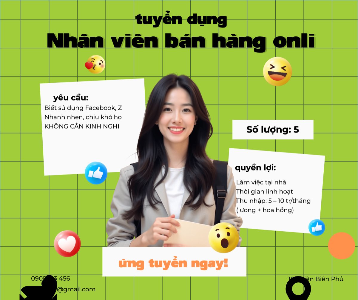 Mẫu Bài post MXH ngang Nhân viên, tuyển dụng, fashion, thời trang, quần áo, trang phục, clothes, outfit, hiện đại, modern — LayerPic