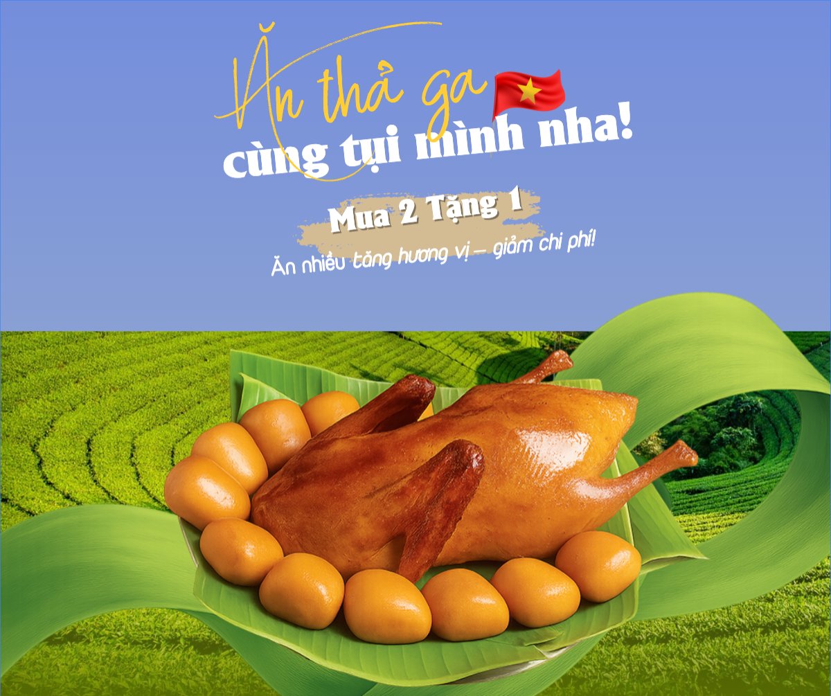 Mẫu Bài post MXH ngang Gà nướng, món Việt, đồ ăn, food, thực phẩm, ẩm thực, món ăn, F&B, nhà hàng, thức ăn, hiện đại — LayerPic