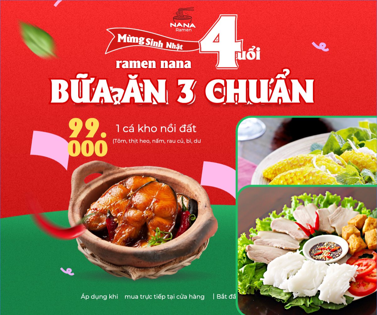 Mẫu Bài post MXH ngang Cá kho, bánh xèo, gỏi, đồ ăn, food, thực phẩm, ẩm thực, món ăn, F&B, nhà hàng, thức ăn, dễ thương, hiện đại — LayerPic