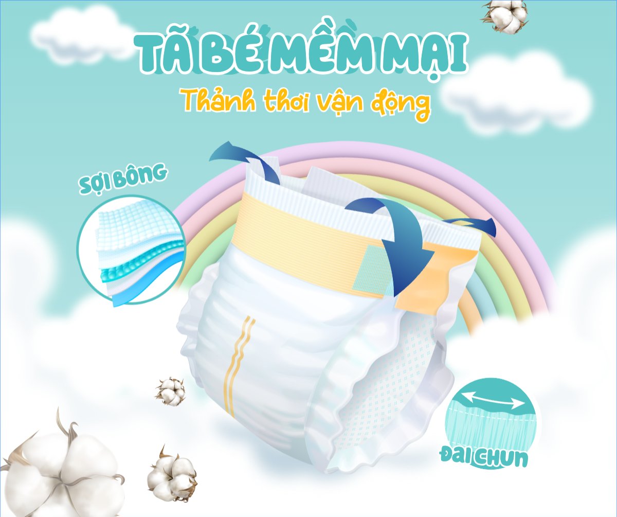 Mẫu Bài post MXH ngang Em bé, baby, trẻ em,kids, sữa, tã,milk, diapers , sự kiện, event, chương trình, sale, giải trí, entertainment — LayerPic