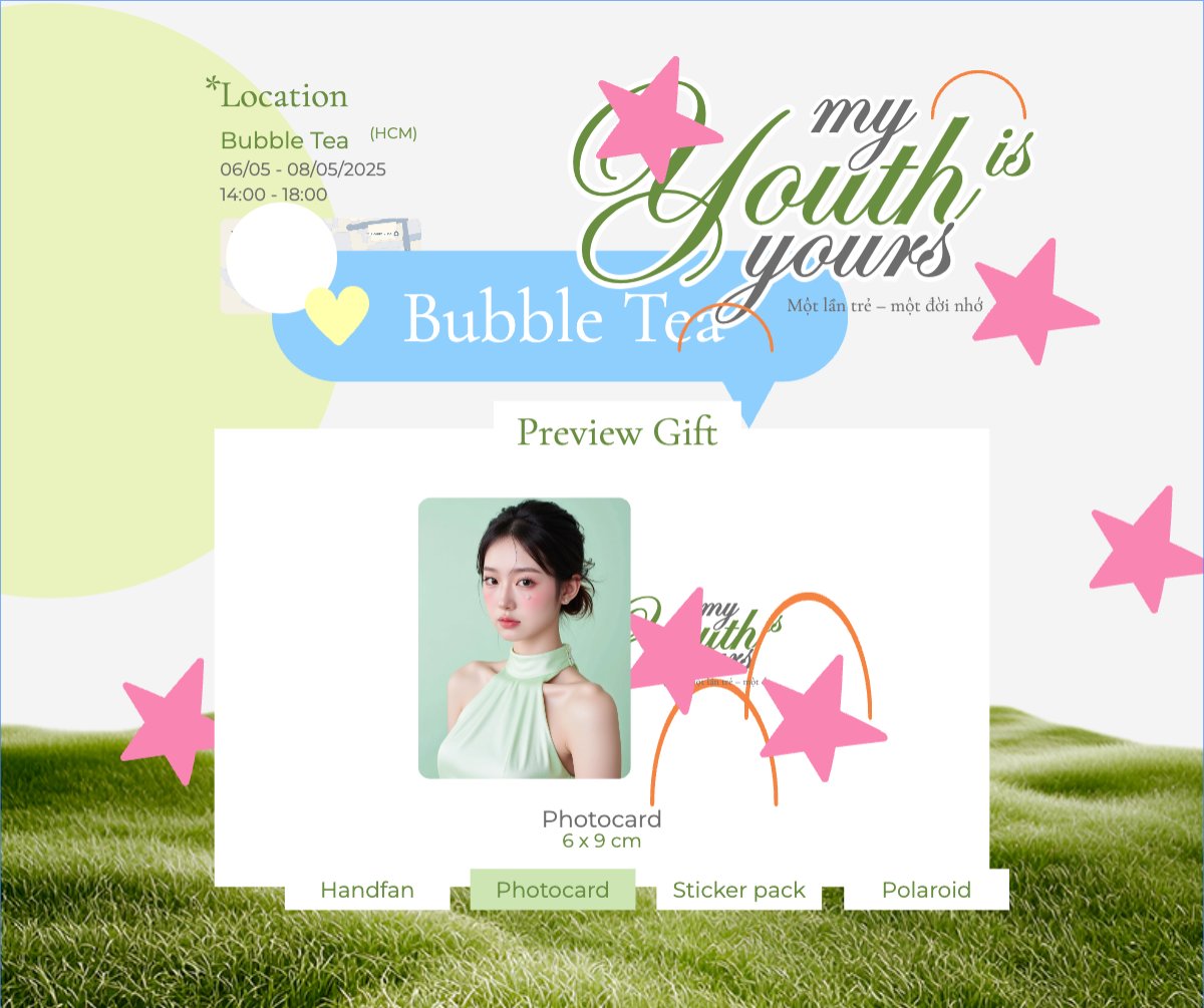 Mẫu Bài post MXH ngang Kpop, idol, thần tượng, sinh nhật, birthday, âm nhạc, music, sự kiện, event, giải trí — LayerPic