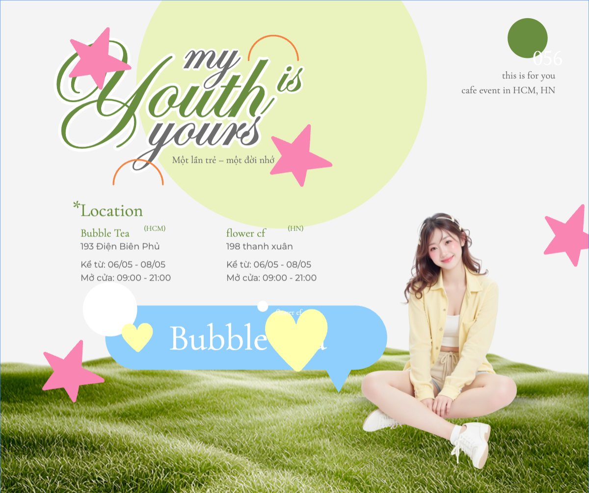 Mẫu Bài post MXH ngang Kpop, idol, thần tượng, sinh nhật, birthday, âm nhạc, music, sự kiện, event, giải trí — LayerPic
