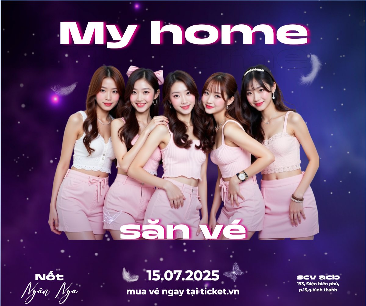 Mẫu Bài post MXH ngang Kpop, idol, thần tượng, âm nhạc, music, sự kiện, event, giải trí — LayerPic
