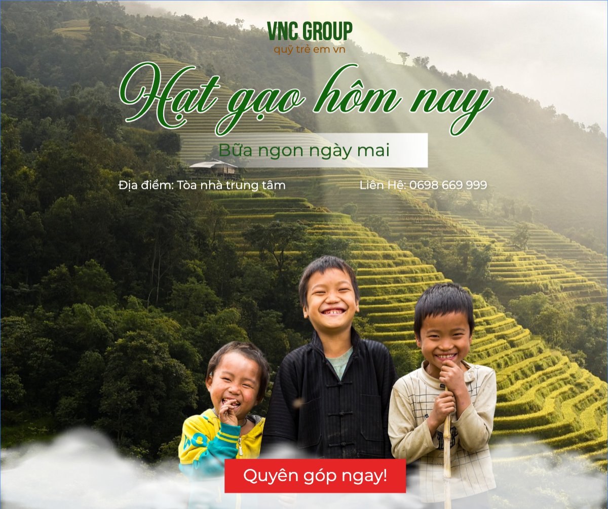Mẫu Bài post MXH ngang Quốc tế thiếu nhi, 1/6, trẻ em, công tác xã hội, quyên góp, sự kiện, event — LayerPic