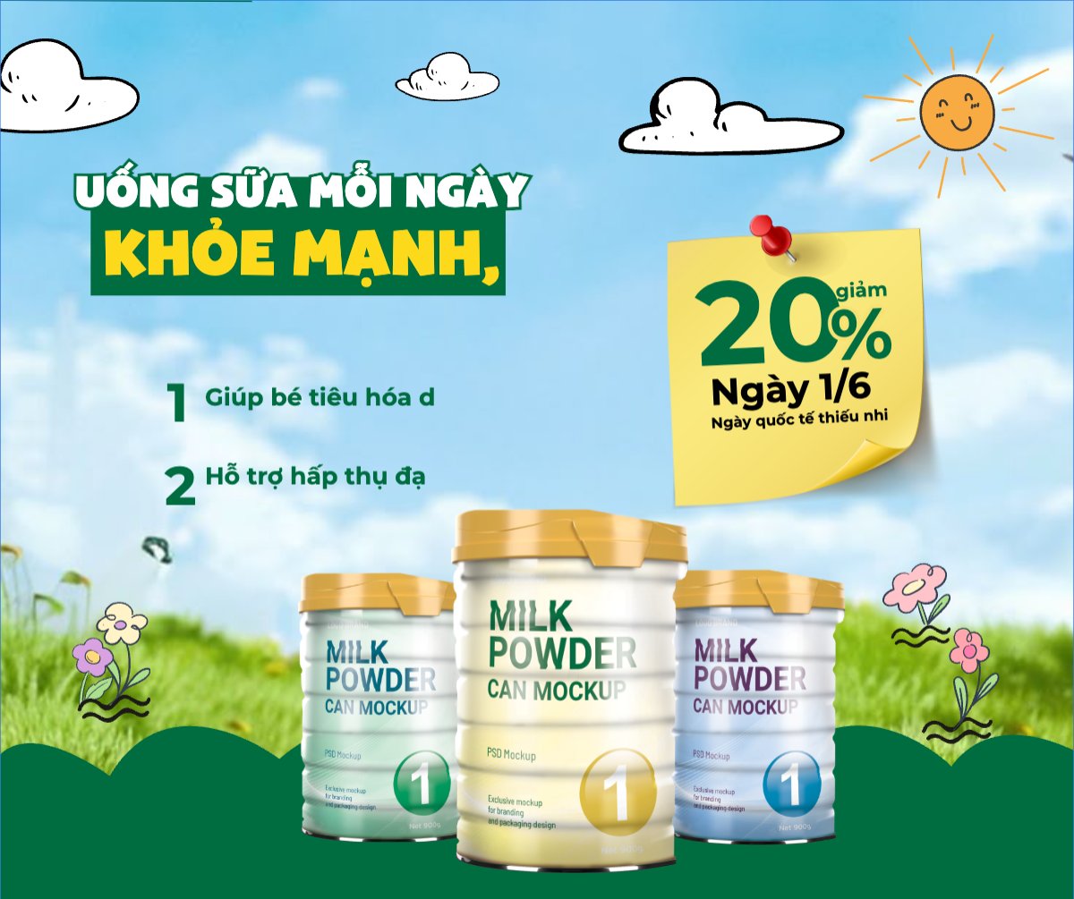 Mẫu Bài post MXH ngang Quốc tế thiếu nhi, trẻ em,1/6, International Children's Day, children , sự kiện, event, chương trình, sale, giải trí, entertainment — LayerPic