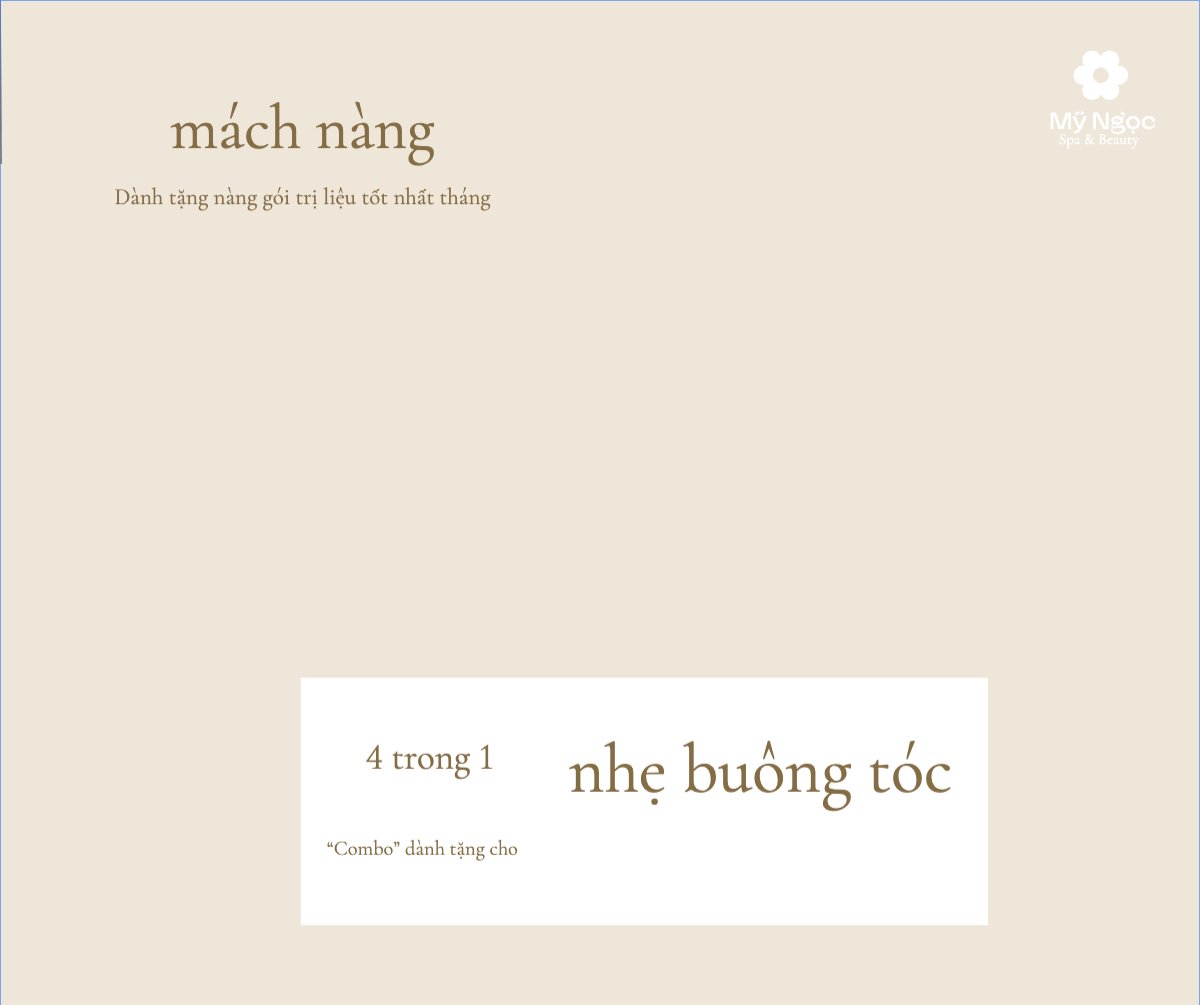 Mẫu Bài post MXH ngang Tiệm tóc, tiệm cắt tóc, salon, nail, spa, beauty, làm đẹp, thẩm mỹ — LayerPic