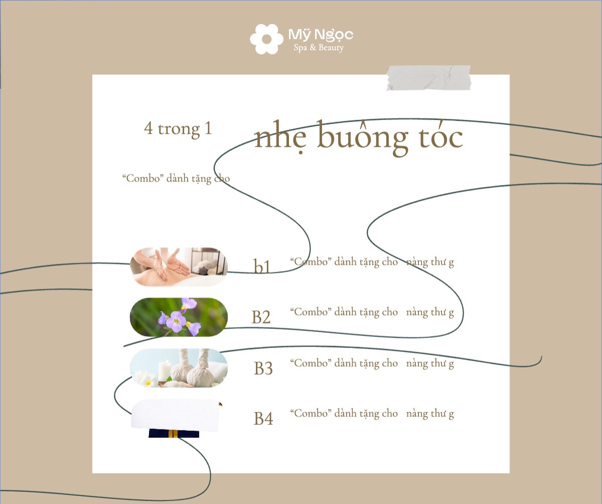 Mẫu Bài post MXH ngang Tiệm tóc, tiệm cắt tóc, salon, nail, spa, beauty, làm đẹp, thẩm mỹ — LayerPic