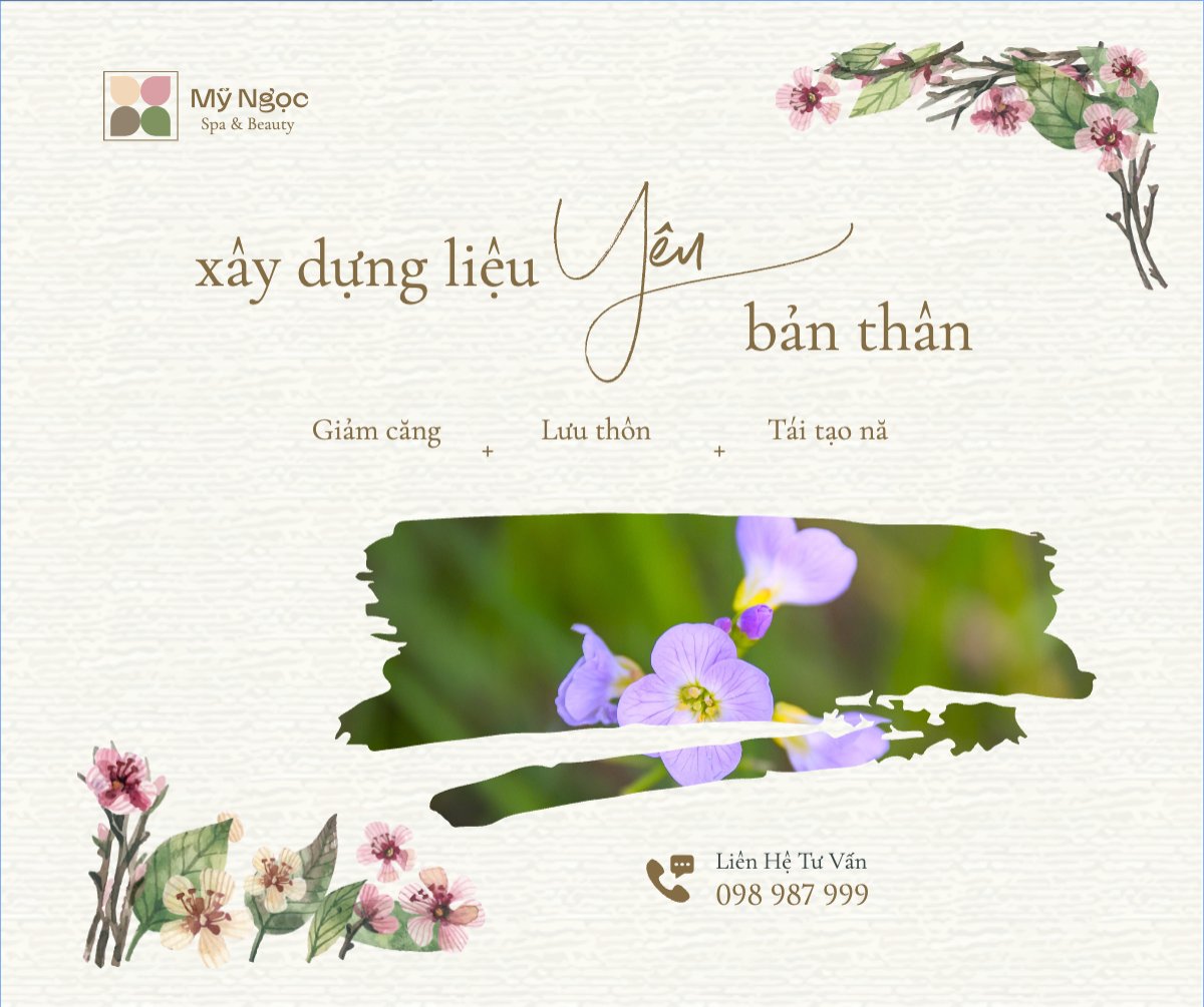 Mẫu Bài post MXH ngang Tiệm tóc, tiệm cắt tóc, salon, nail, spa, beauty, làm đẹp, thẩm mỹ — LayerPic