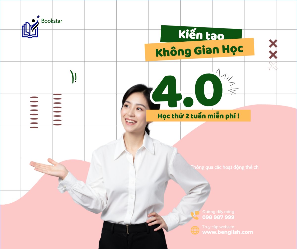 Mẫu Bài post MXH ngang Giáo dục, education, học sinh, sinh viên, student, thông báo — LayerPic