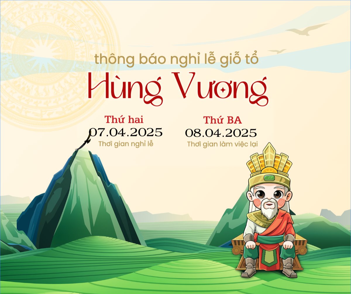 Mẫu Bài post MXH ngang 10/3, Giỗ Tổ Hùng Vương, Việt Nam, truyền thống, Vietnamese, sự kiện, event — LayerPic