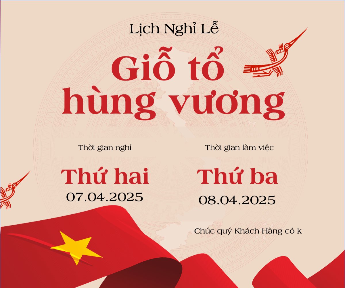 Mẫu Bài post MXH ngang 10/3, Giỗ Tổ Hùng Vương, Việt Nam, truyền thống, Vietnamese, sự kiện, event — LayerPic