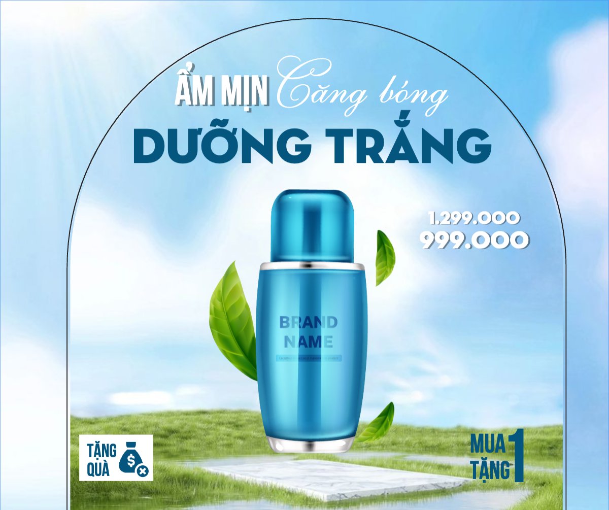 Mẫu Bài post MXH ngang Spa, beauty, làm đẹp, thẩm mỹ, comestic — LayerPic