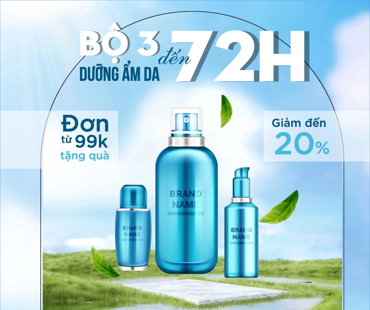 Mẫu Bài post MXH ngang Spa, beauty, làm đẹp, thẩm mỹ, comestic — LayerPic