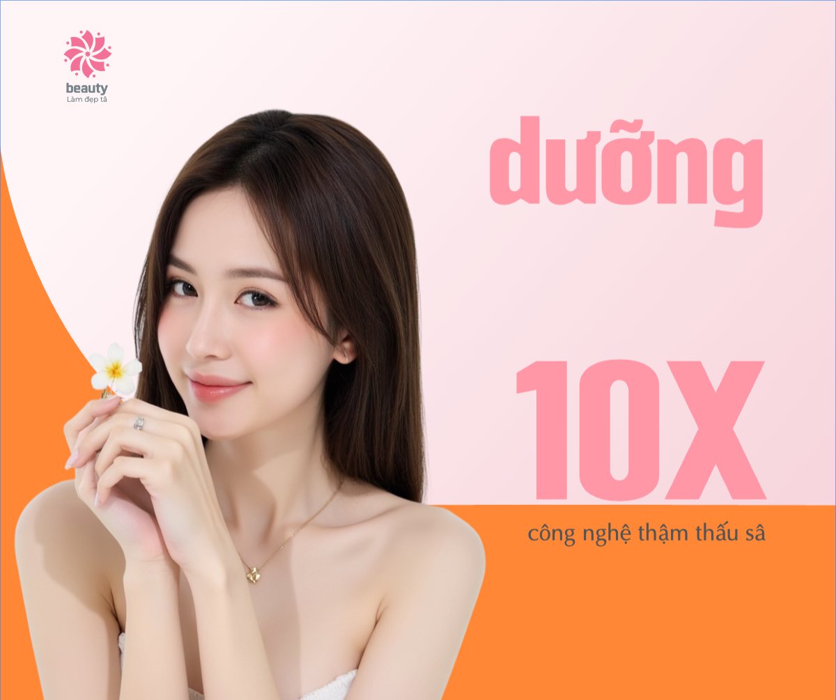 Mẫu Bài post MXH ngang Spa, beauty, làm đẹp, thẩm mỹ, comestic — LayerPic