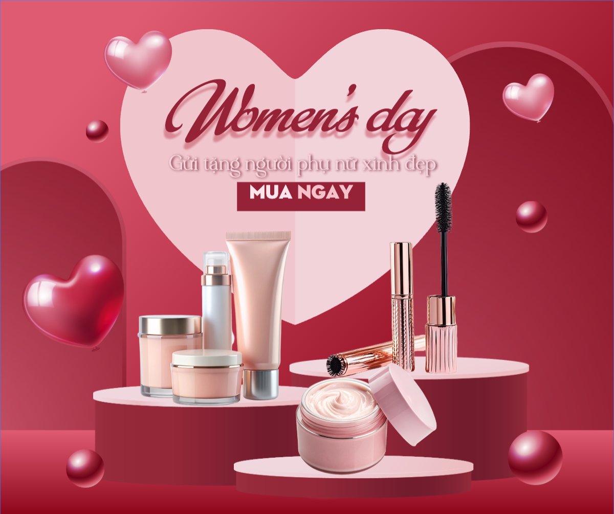Mẫu Bài post MXH ngang Ngày phụ nữ Việt Nam, women's day, 20/10, sự kiện, event, chương trình, sale, giải trí, entertainment — LayerPic