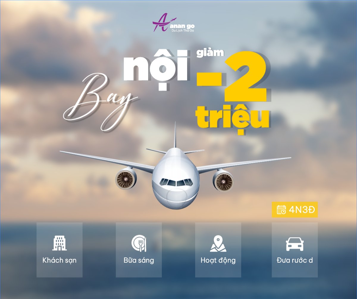 Mẫu Bài post MXH ngang Du lịch, travel, tourism, trải nghiệm, khám phá — LayerPic