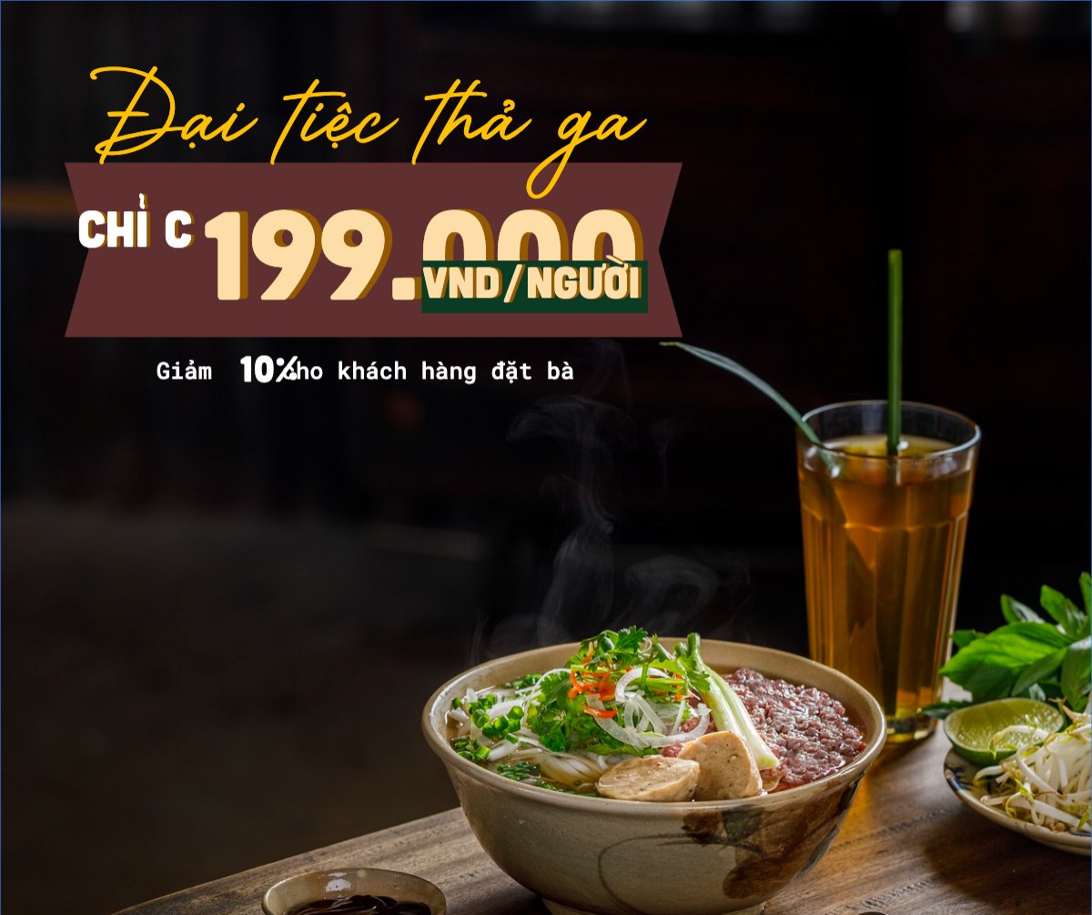 Mẫu Bài post MXH ngang Đồ ăn, food, thực phẩm, ẩm thực, món ăn, F&B, nhà hàng, thức ăn, món Việt — LayerPic