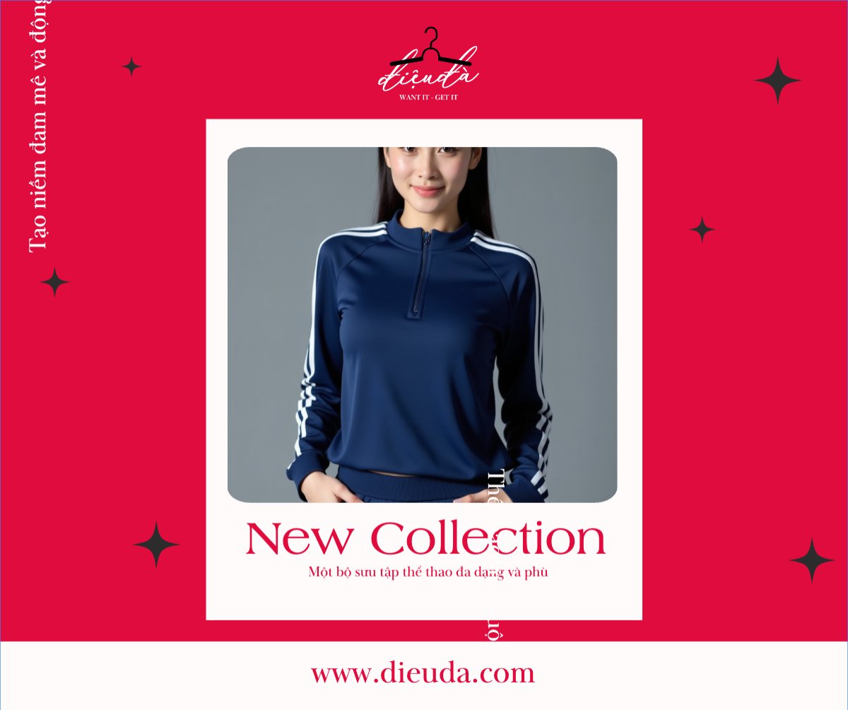 Mẫu Bài post MXH ngang Sportswear, quần áo thể thao, fashion, thời trang, quần áo, trang phục, clothes, outfit — LayerPic