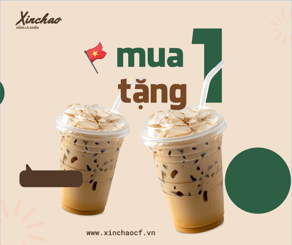 Mẫu Bài post MXH ngang Nước uống, juice, giải khát, F&B, drink, cafe, coffee, cà phê — LayerPic