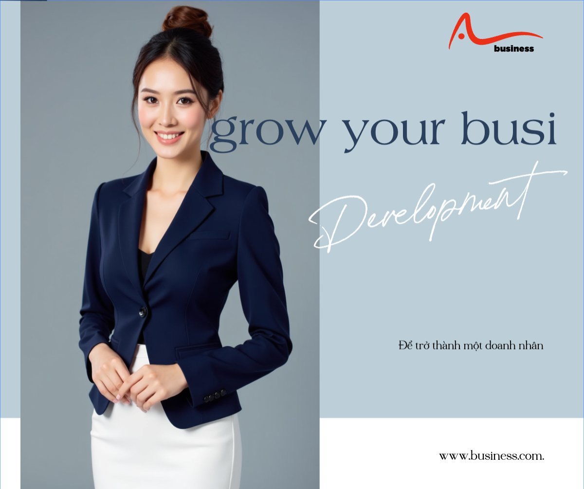 Mẫu Bài post MXH ngang Doanh nhân, Văn phòng, office — LayerPic