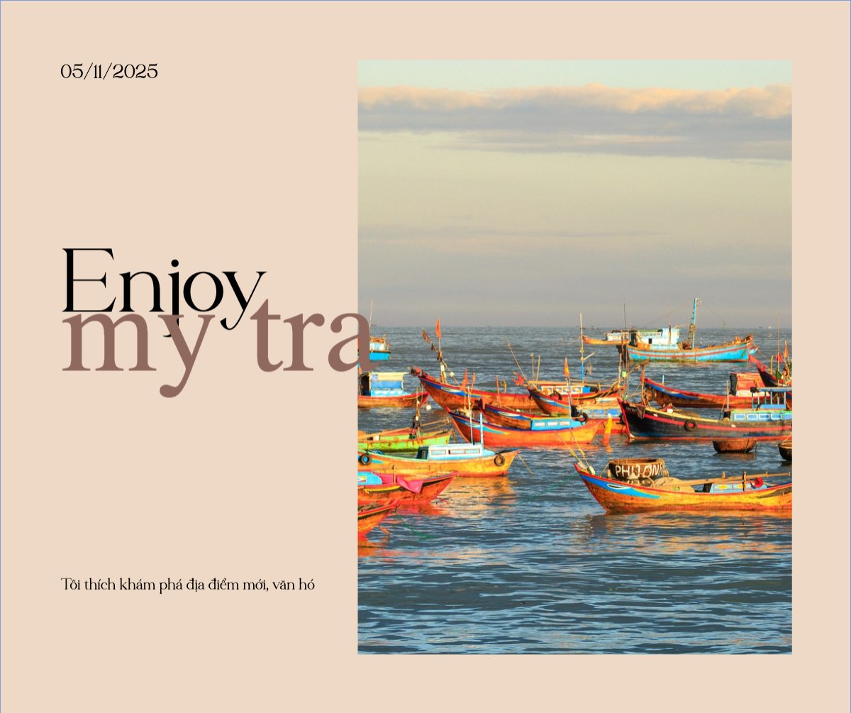 Mẫu Bài post MXH ngang Du lịch, travel, tourism, trải nghiệm, khám phá — LayerPic