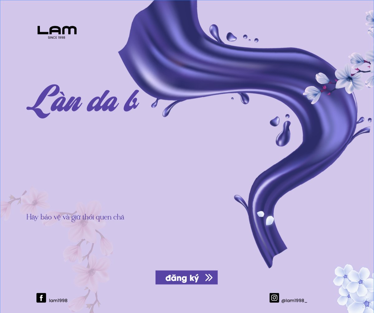 Mẫu Bài post MXH ngang Spa, beauty, làm đẹp, thẩm mỹ, comestic — LayerPic