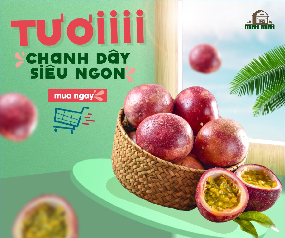 Mẫu Bài post MXH ngang Nông sản, agricultural, farm, trái cây, fruit — LayerPic