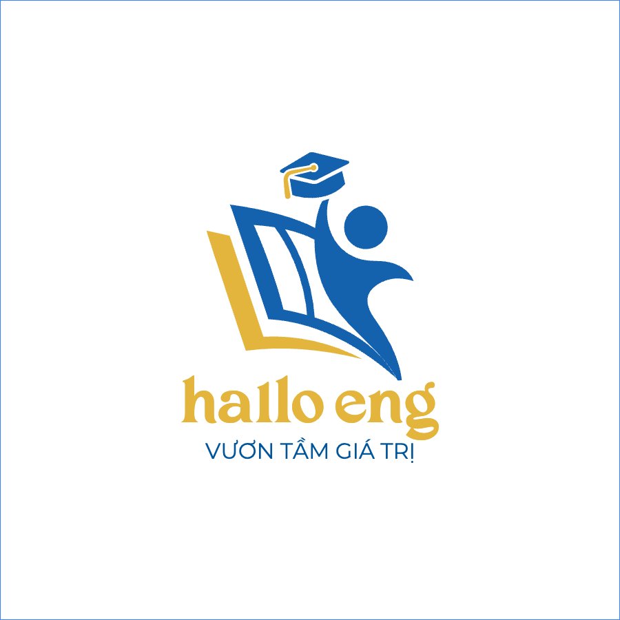 Mẫu Logo Tiếng Anh, English, giáo dục, education, school, trường học — LayerPic