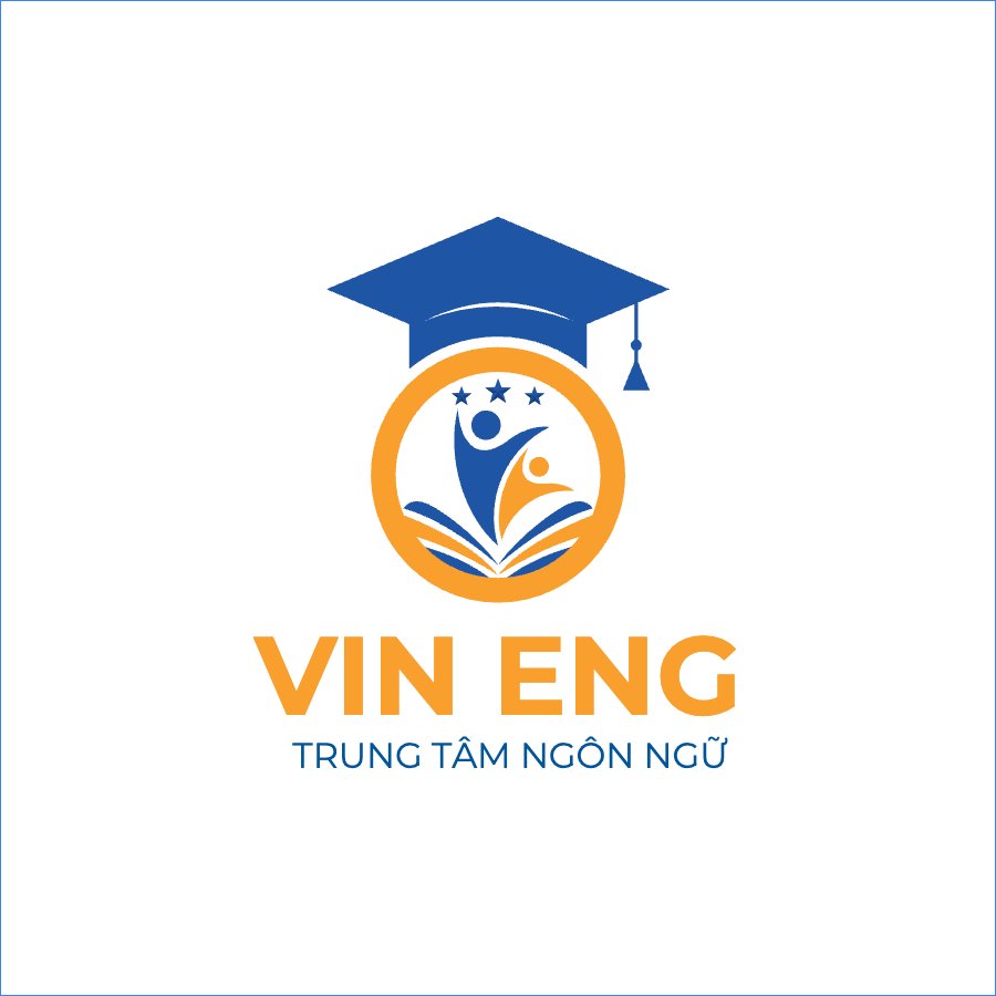 Mẫu Logo Tiếng Anh, English, giáo dục, education, school, trường học — LayerPic