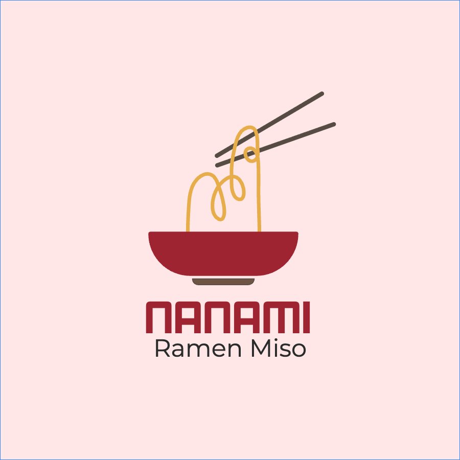 Mẫu Logo Ramen, mì, đồ ăn, food, thực phẩm, ẩm thực, món ăn, F&B, thức ăn — LayerPic