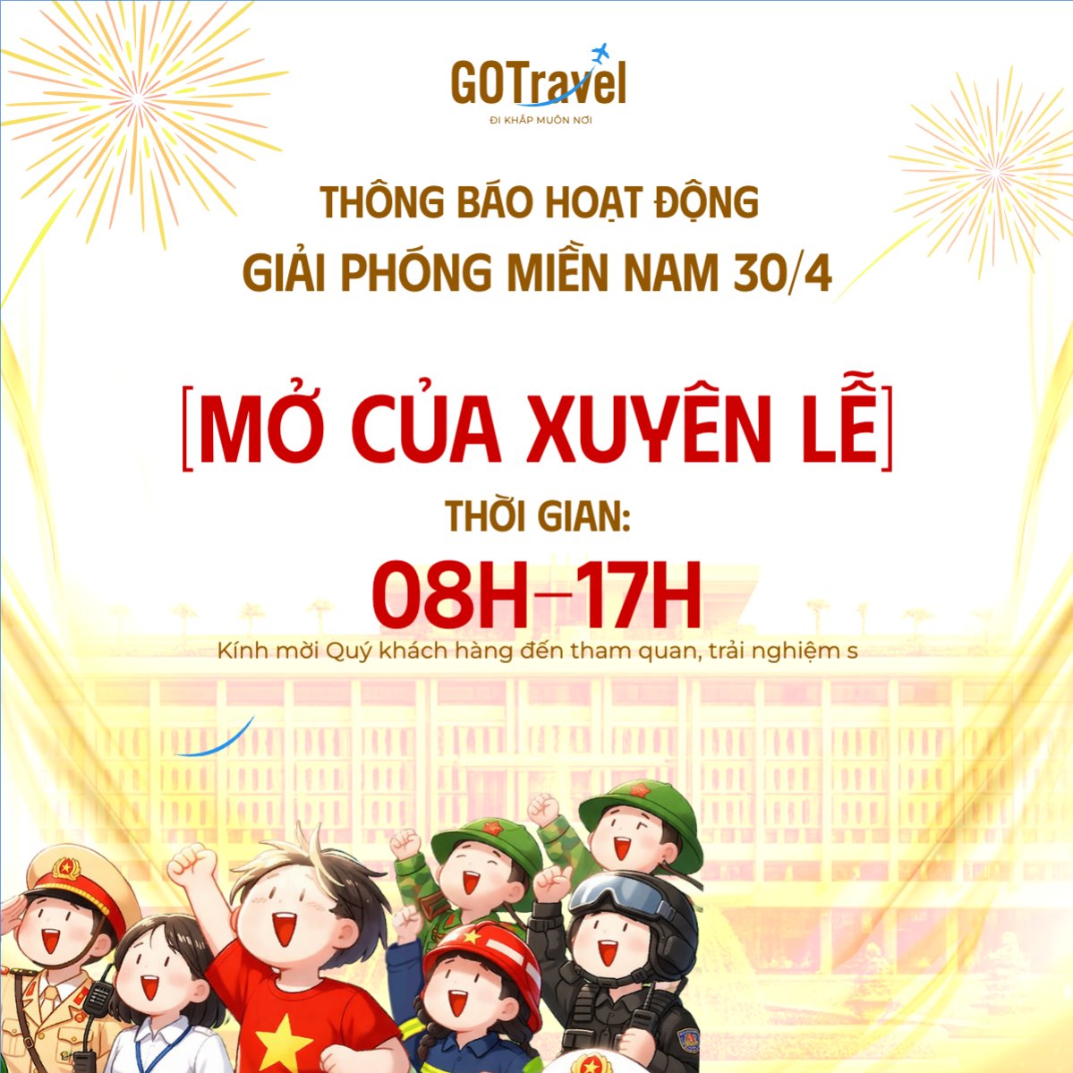 Mẫu Bài post MXH vuông Hoạt động xuyên lễ — LayerPic