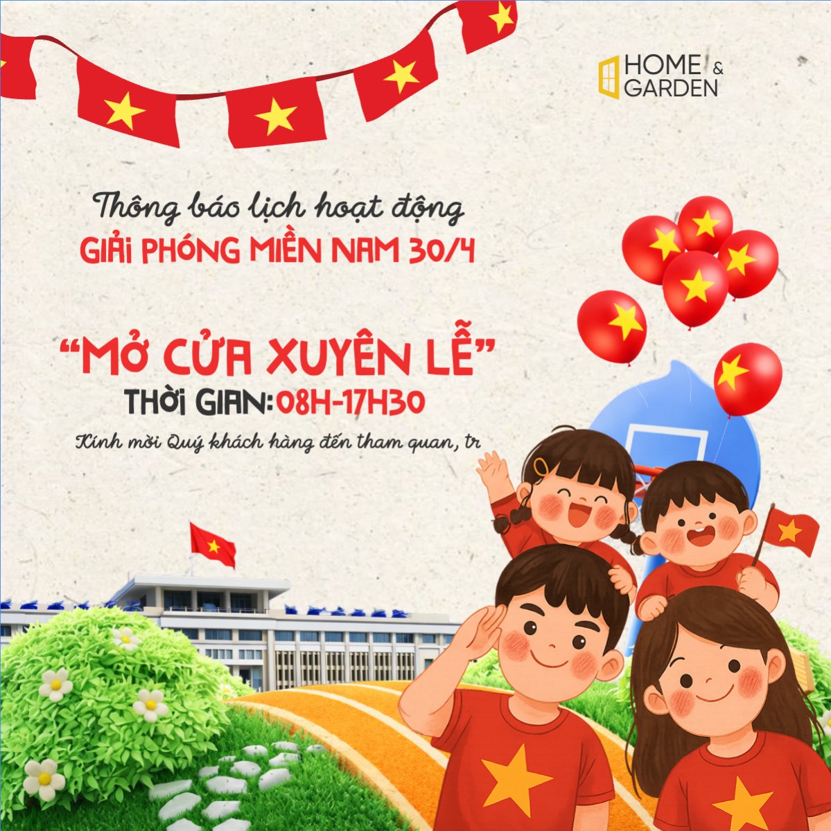 Mẫu Bài post MXH vuông Hoạt động xuyên lễ — LayerPic