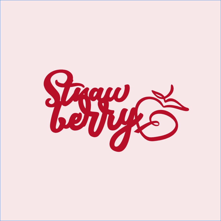Mẫu Logo Dâu tây, dâu, trái cây, đồ ăn, food, thực phẩm, ẩm thực, món ăn, F&B, thức ăn — LayerPic
