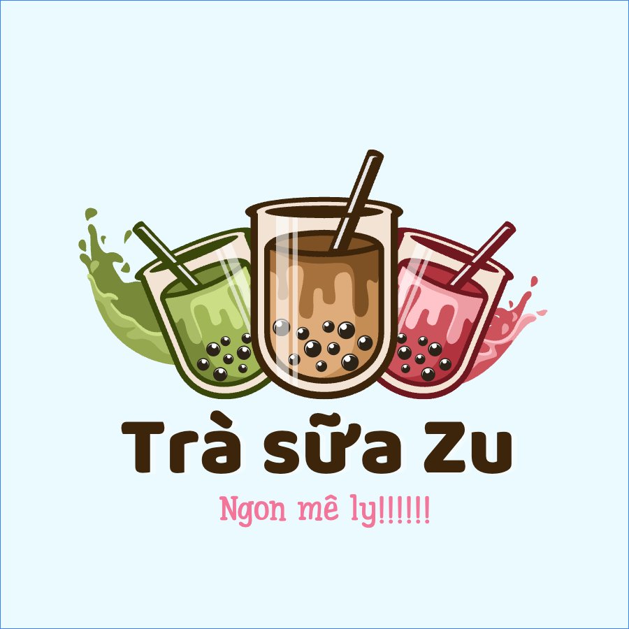 Mẫu Logo Nước uống, juice, giải khát, F&B, drink, milktea, trà sữa — LayerPic