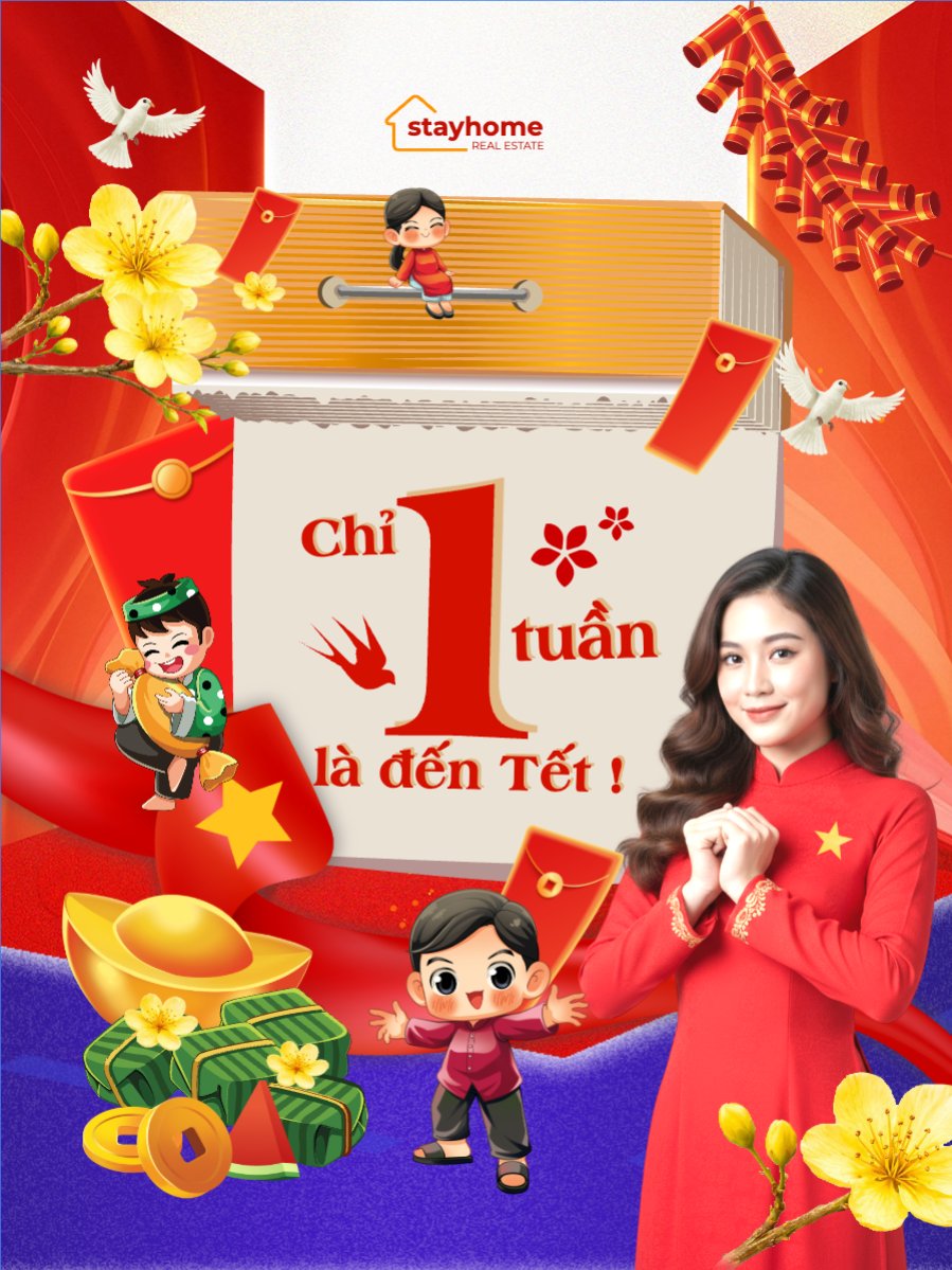 Chỉ còn 1 tuần là đến tết
