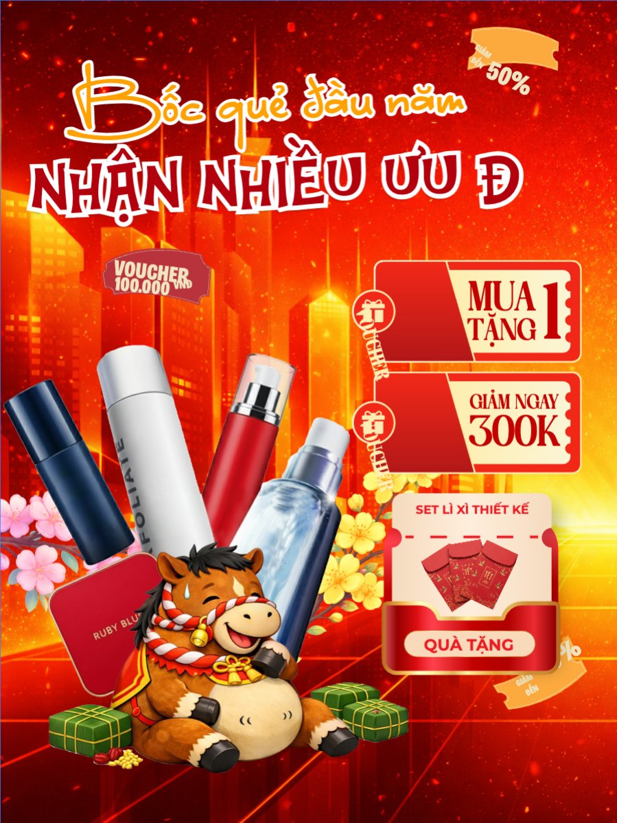 Mẫu Banner dọc Bốc quẻ đầu năm nhận nhiều ưu đãi — LayerPic