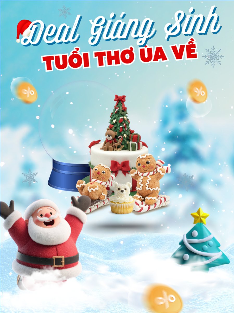 Deal giáng sinh tuổi thơ ùa về