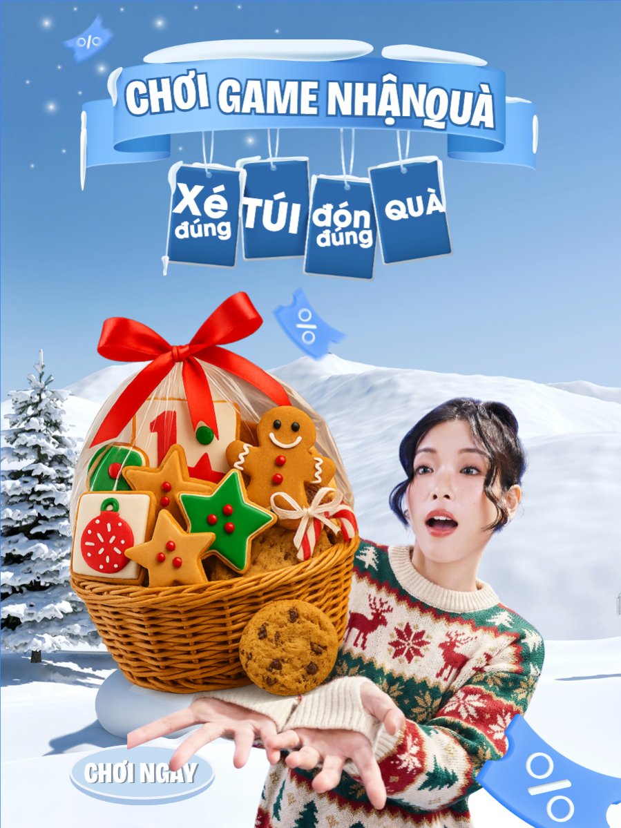 Mẫu Banner dọc Chơi game nhận quà — LayerPic