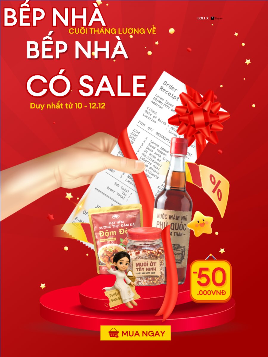 Cuối tháng lương về bếp nhà có sale