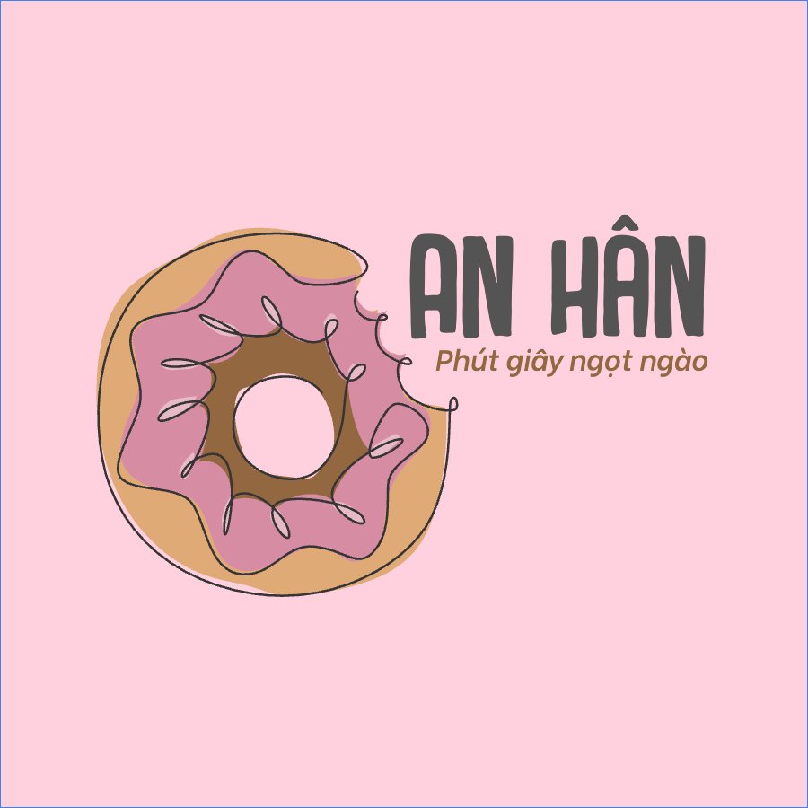 Mẫu Logo Đồ ăn, food, thực phẩm, ẩm thực, món ăn, F&B, thức ăn, donut, bánh ngọt — LayerPic