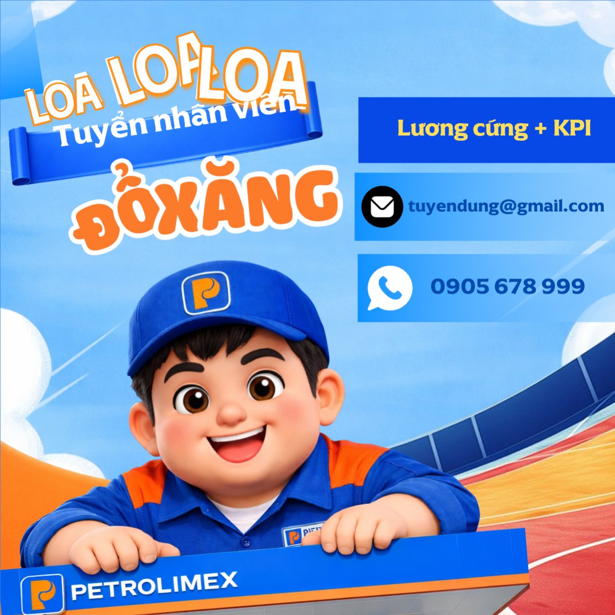 Mẫu Bài post MXH vuông Tuyển dụng nhân viên — LayerPic