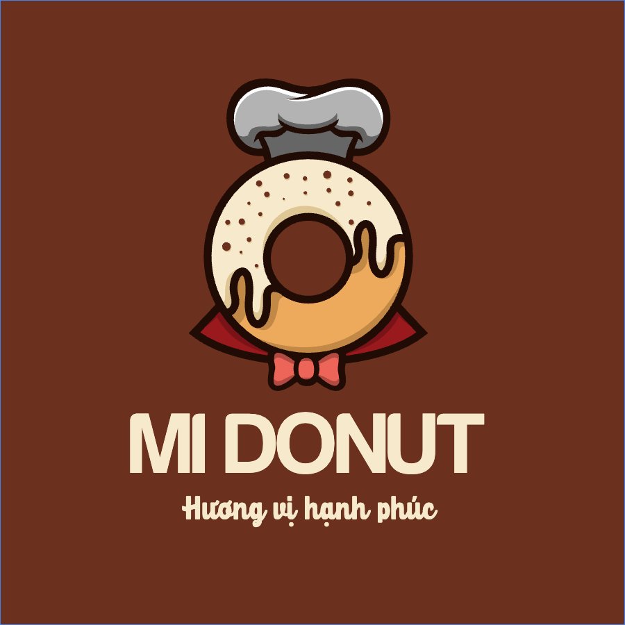 Mẫu Logo Đồ ăn, food, thực phẩm, ẩm thực, món ăn, F&B, thức ăn, donut, bánh ngọt — LayerPic