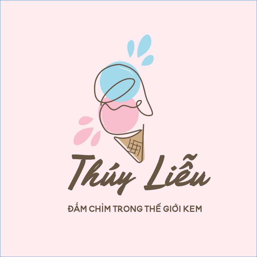Mẫu Logo Đồ ăn, food, thực phẩm, ẩm thực, món ăn, F&B, thức ăn, Kem, ice cream — LayerPic