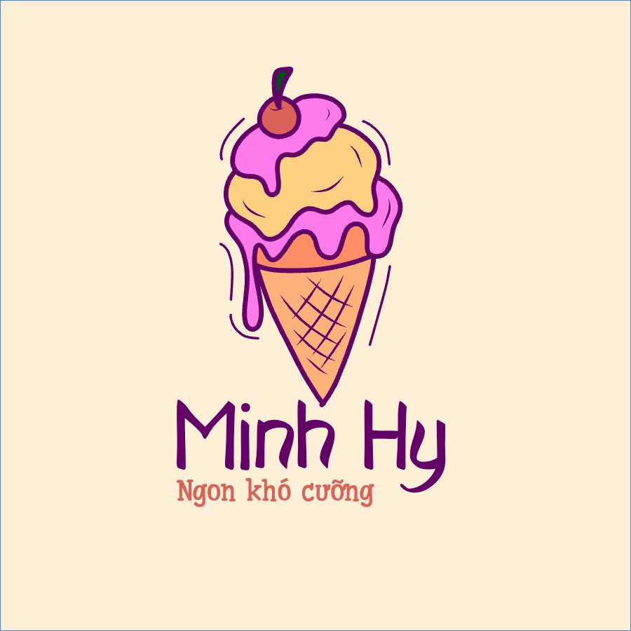 Mẫu Logo Đồ ăn, food, thực phẩm, ẩm thực, món ăn, F&B, thức ăn, Kem, ice cream — LayerPic