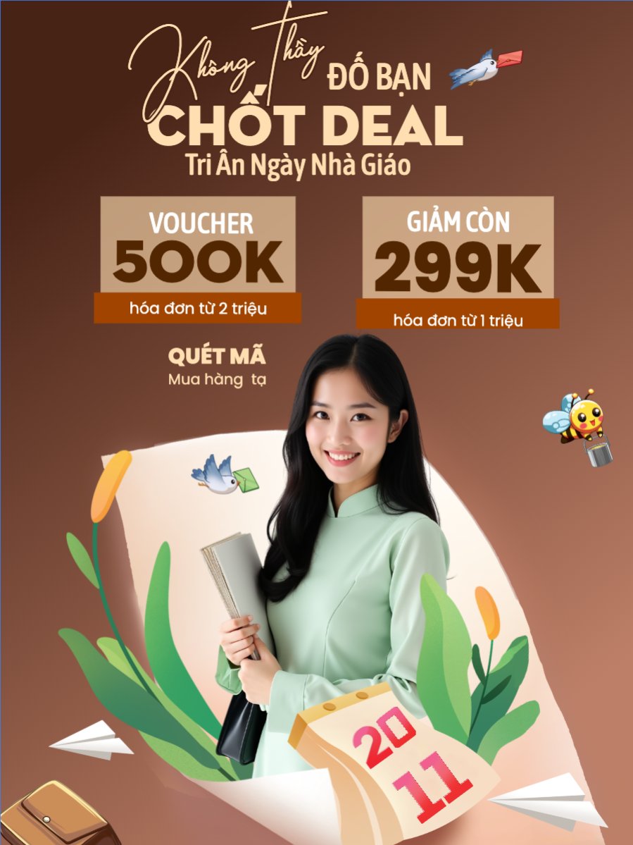 Mẫu Banner dọc Không thầy đố bạn chốt deal — LayerPic
