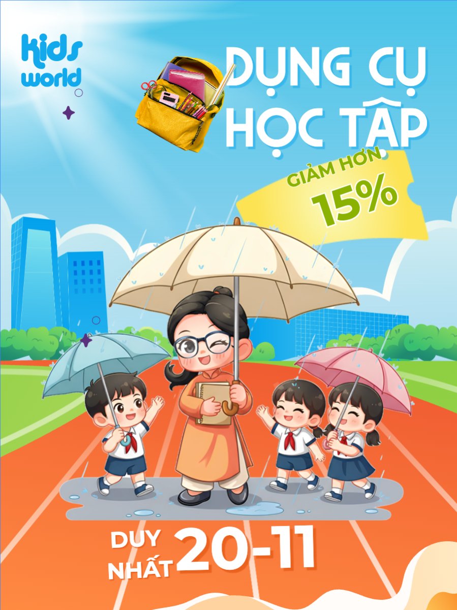 Giảm giá dụng cụ học tập